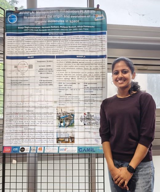Sreeja Raghunandanan récompensée pour son poster sur le projet MIRRPLA (PEPR Origins)